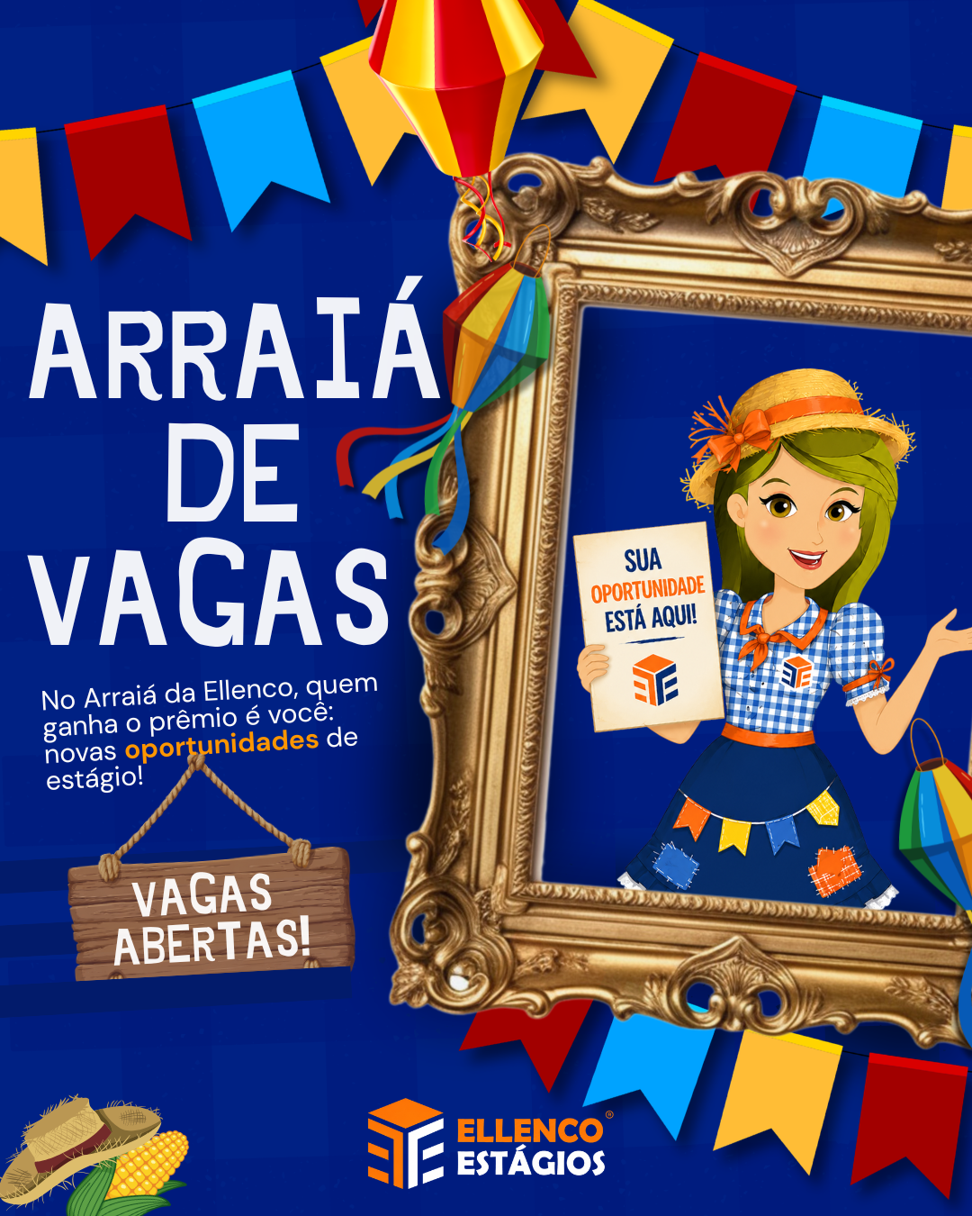 🌽 Arraiá de Vagas Ellenco: oportunidades para impulsionar sua carreira!